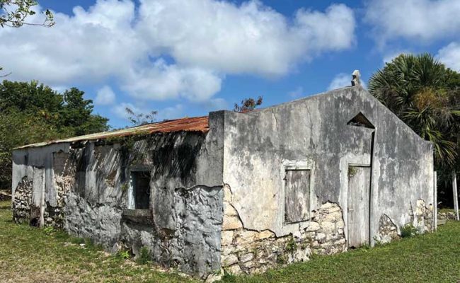 IMG_6103 This heritage building was the Church of God of Prophecy in Kew, North Caicos, circa 1930.